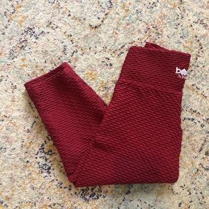 Booty by Brabants crimson red croco leggings